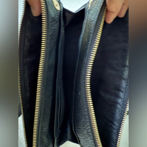 Michael Kors Black Pebbled Leather Crossbody - Picture 5 of 6